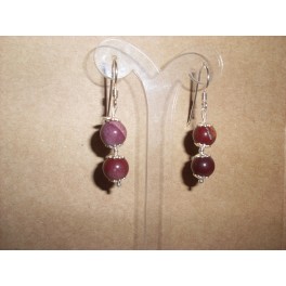 boucles jaspe mokaïte boucles jaspe mokaïte