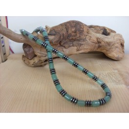 Collier TUB aventurine verte Collier TUB aventurine verte