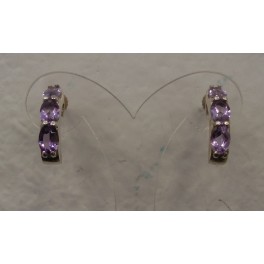 Boucles Améthyste Boucles Améthyste