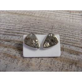 Boucles Pyrite de fer Boucles Pyrite de fer