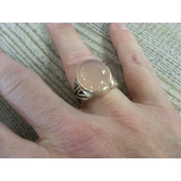 Chevalière Quartz Rose Chevalière Quartz Rose